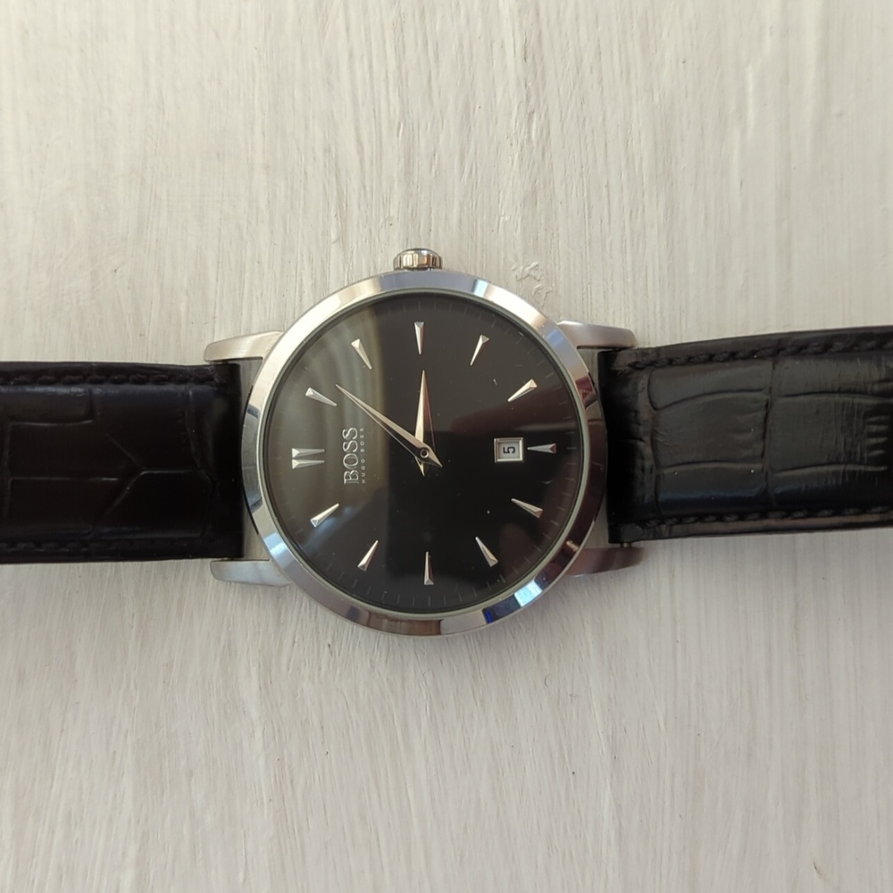 Hugo Boss Slim Leather Watch 40mm